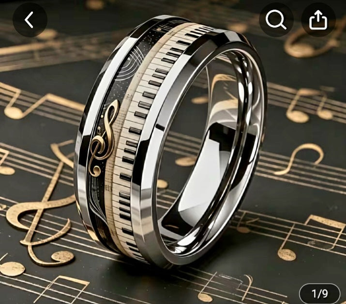 Ring Leader's "New Arrivals" Tungsten Titanium Wear Proof.