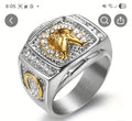 Hip Hop Style Signet Ring
