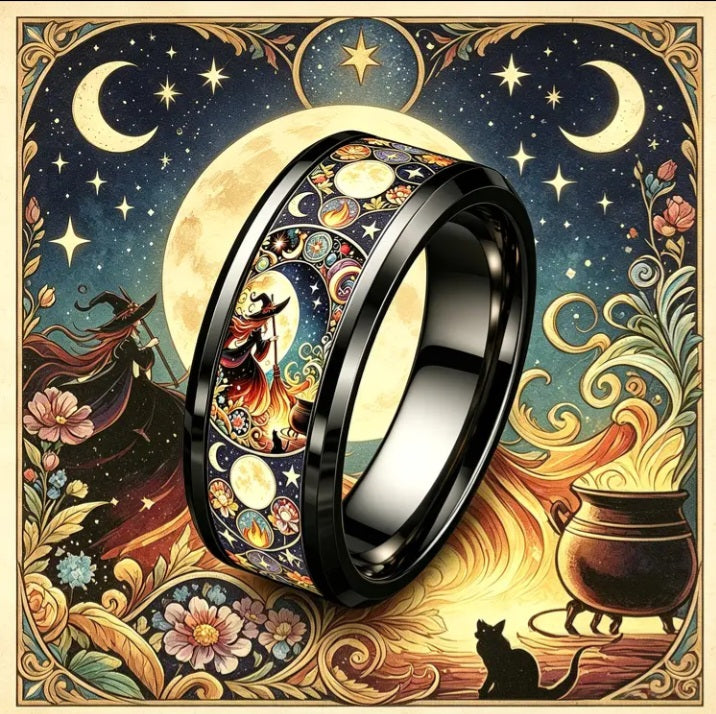 Evil Repelling Retro Sun God Ring